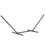 Support Pied de hamac Structure Robuste métal époxy Noir 3,60 x 0,92 x 1,12 m, Compatible Hamacs de 3,3 à 3,6 m