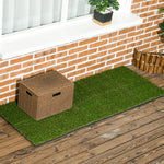 Gazon synthétique Artificiel Set de 10 Dalles Carreaux 30 x 30 cm épaisseur Confort 3 cm à emboîter Vert