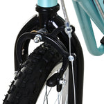 Trottinette patinette pour Enfants à partir de 5 Ans Grands pneus en Caoutchouc Guidon réglable poignée Frein et béquille Acier Charge max. 100 Kg Bleu