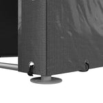 Abri de jardin tente de stockage portable abri de vélo garage pour extérieur avec cadre en acier galvanisé grande porte