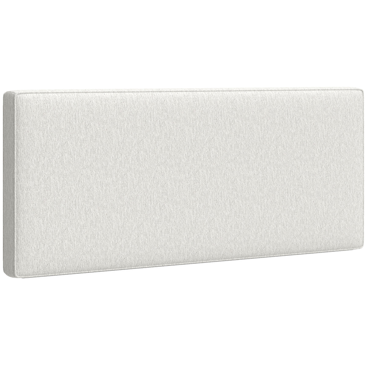 Tête de lit murale en lin, 140 x 60 cm, tête de lit suspendue rembourrée pour chambre à coucher, crème
