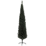 Sapin de Noël artificiel, arbre de Noël, base en acier, 390 branches épines, décoration de Noël, Ø 55 x 195H cm, vert