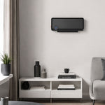 Oscillerende wandventilator 2000 W, PTC-keramische verwarming, 3 vermogensniveaus, 56x11,7x18,5 cm, Zwart
