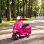 Elektro-Motorrad für Kinder 6 V, Elektroauto für Kinder mit Stützrädern, für 2-4 Jahre, 71 x 37 x 52 cm, Rosa