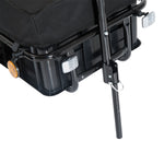 Remorque vélo remorque de transport pour vélo 144L x 59l x 80H cm barre d'attelage universelle acier noir