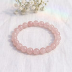 Bracelet en Quartz Rose