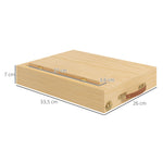 Chevalet de table en bois avec tiroir de rangement pour des toiles jusqu'à 24,5 cm pour adultes débutants bois naturel