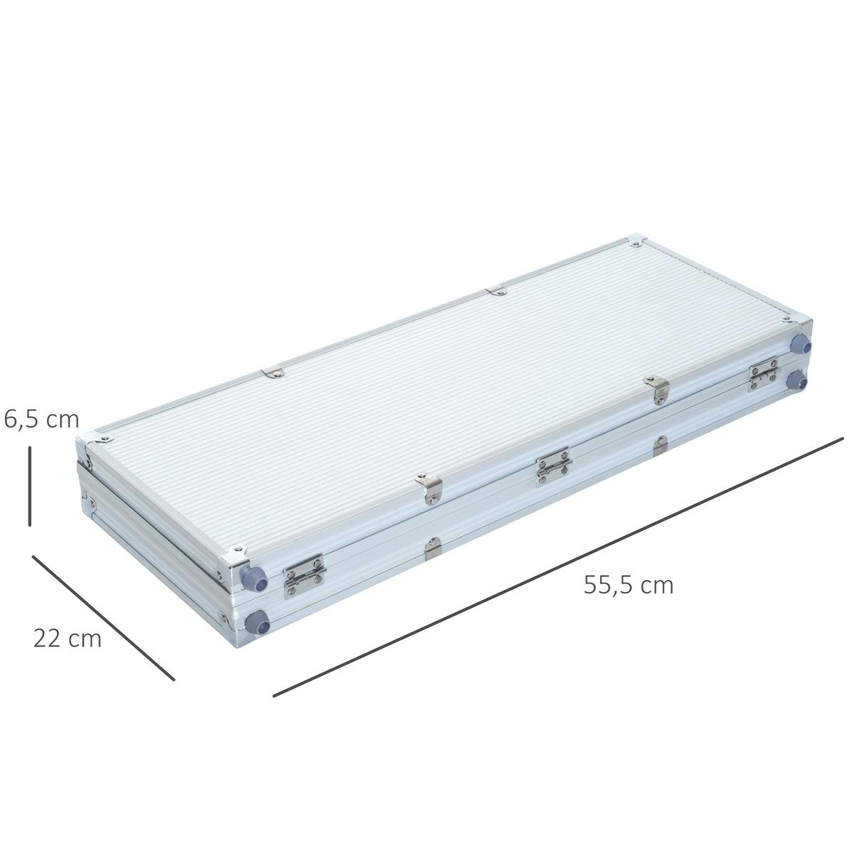 Mallette de Poker Coffret de Poker Complet avec 500 jetons 2 Jeux de Cartes + 5 dés Bouton Dealer 2 clés alu.