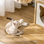 Arbre à chat griffoirs grattoirs multi-équipements niche hamac panier coussins amovibles hauteur 126 cm peluche courte sisal naturel beige