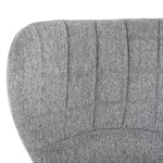 Lot de 2 Tabourets de Bar Design Contemporain Hauteur d'assise réglable 59-81 cm pivotant 360° Lin Gris