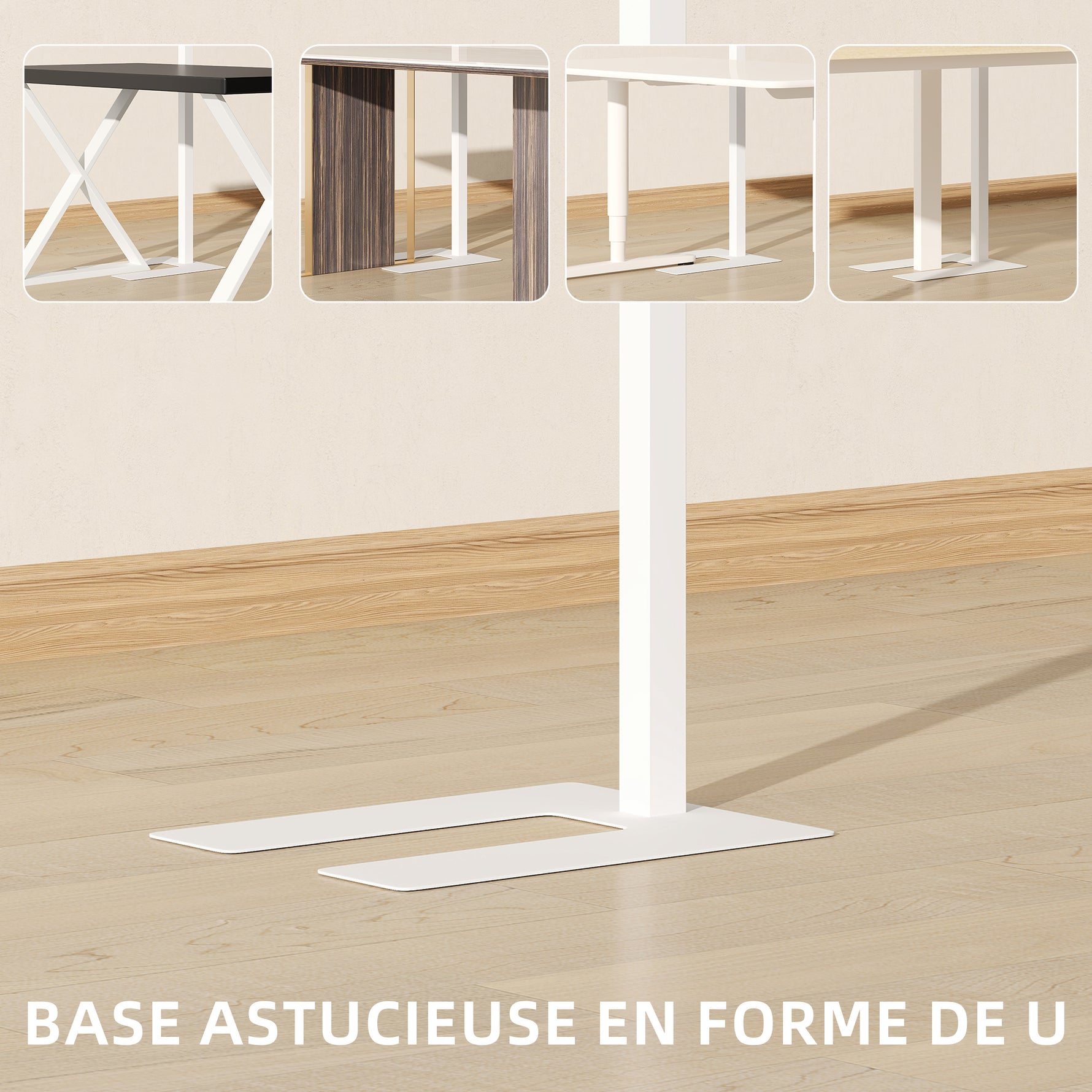 Lampadaire sur pied salon LED dimmable spectre complet pour le soin des yeux télécommande 60 x 32 x 196 cm blanc