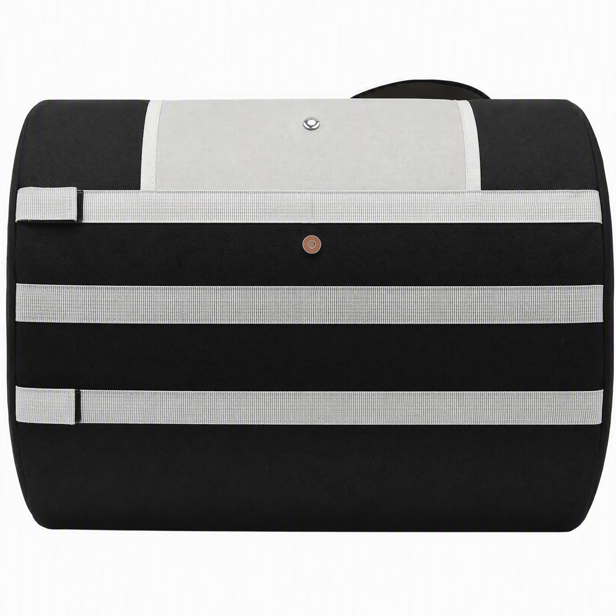 Foldable Cat Litter Box Portable Travel Litter Box 600D Oxford Waterproof Leak-Proof Zippered Cover 43x33x34cm Black