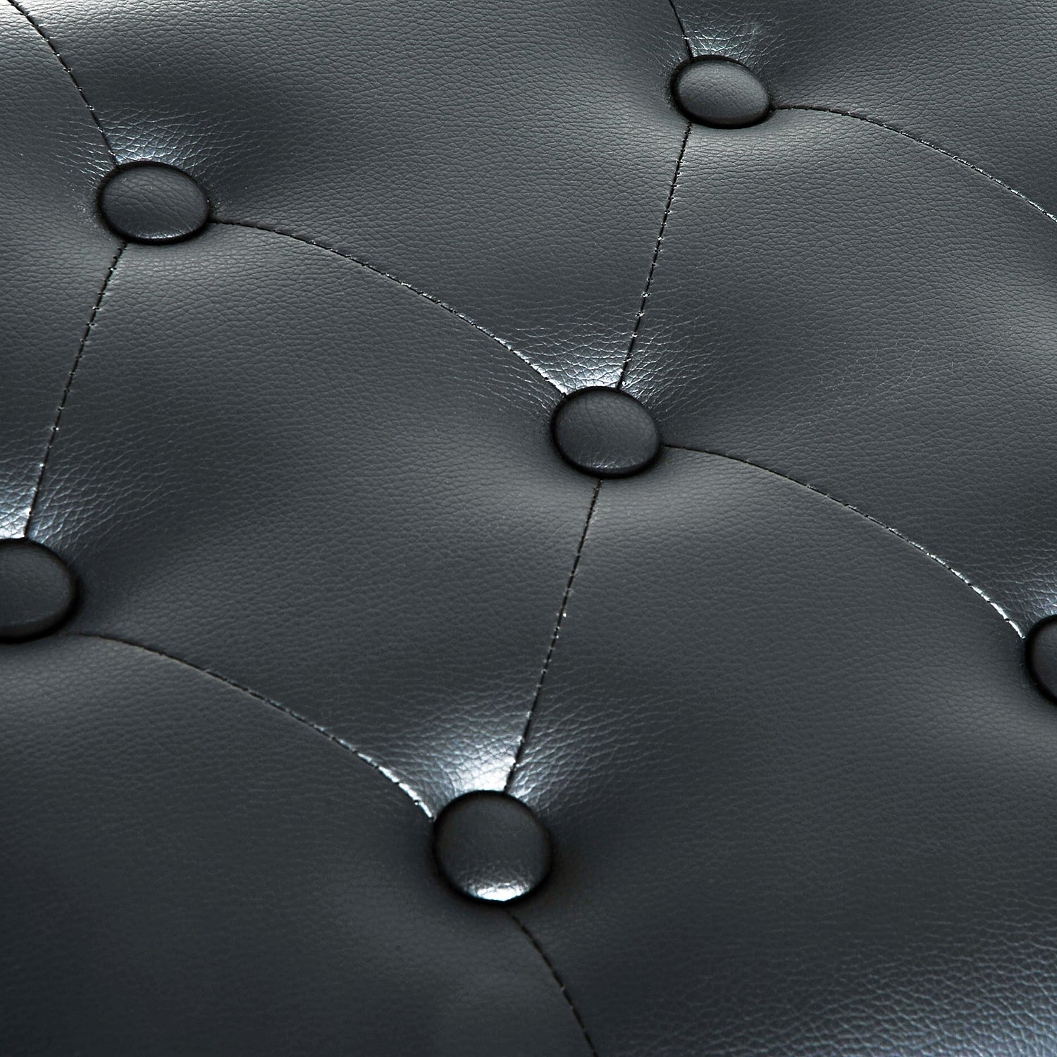 Banc de piano, banc de clavier réglable en hauteur en bois massif, tabouret piano avec siège rembourré polyuréthane à 10 boutons, stable et antidérapant, charge 200kg, noir