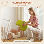 Parcours motricité bébé 5PCS, module en mousse souple avec housse en velours côtelé, multicolore