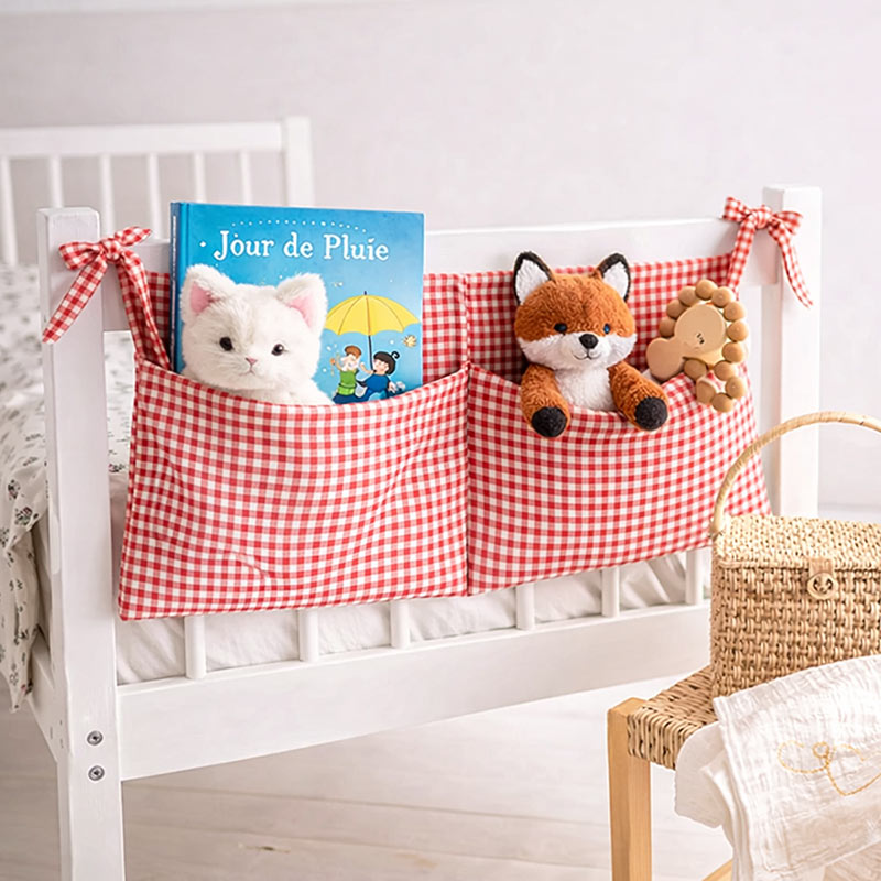 range doudou coton bio vichy jouet bébé