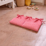 range doudou coton bio vichy jouet bébé rangement