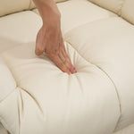 Fauteuil de massage fauteuil de relaxation massant dossier inclinable repose-pied fauteuil TV revêtement synthétique