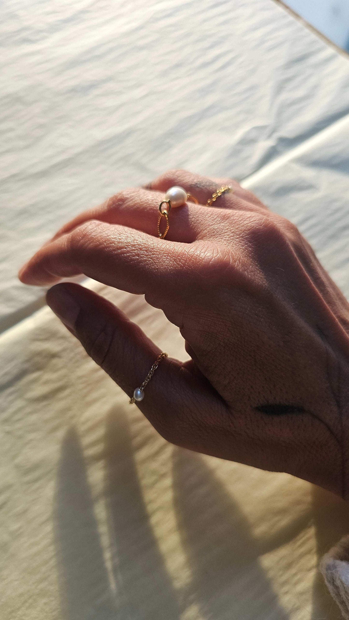 Bague Aime chaine