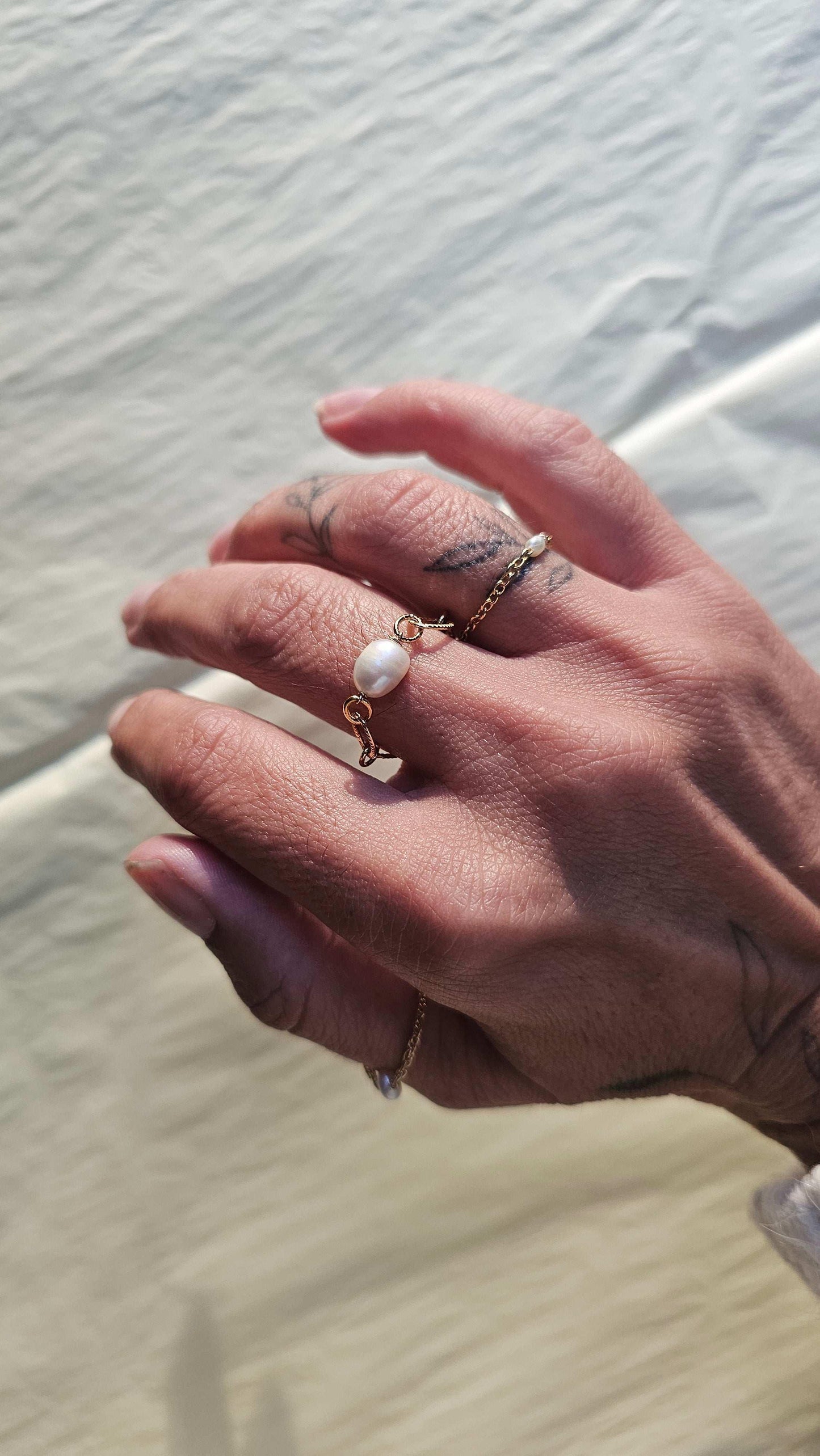 Bague Aime chaine