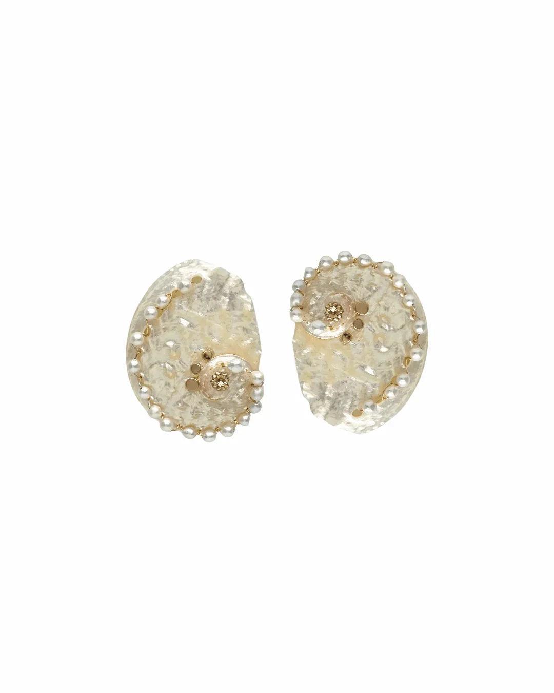 Boucles d'oreilles Lili en coquillages