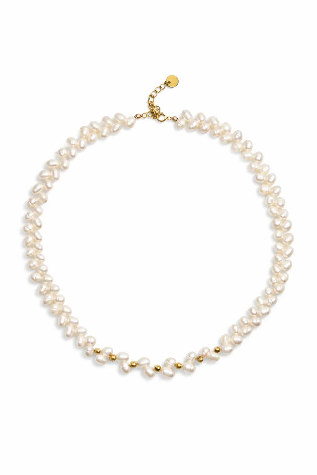 Collier Jo en perles de culture nacrées