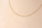 Chaîne forçat acier inoxydable doré et plaqué Or 18k