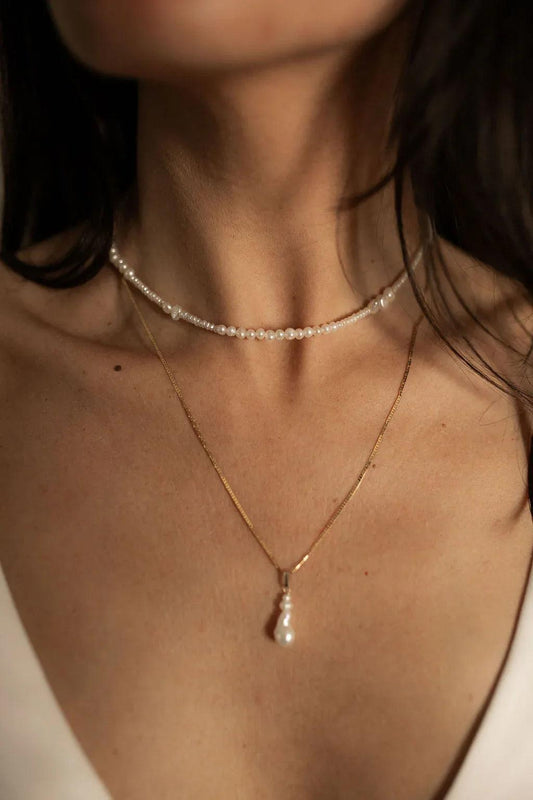 Collier Lana en perles de culture mélangées