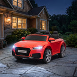 Children's Electric Vehicle TT RS 12V 30W Max. Speed 3 km/h Remote Control Sound + Light Effects Red
