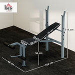 Banc de musculation Fitness banc d'haltérophilie entrainement complet dossier réglable curler