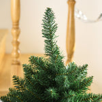 Sapin de Noël artificiel 305 branches avec pied croix acier amovible Ø 85 x 120H cm vert