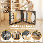 Table de massage pliante, lit de massage 3 zones portable 185 x 60 cm, hauteur et dossier réglables, appui-tête, gris