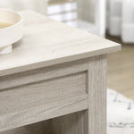 Table basse plateau relevable, table de salon avec étagères et compartiment caché,105 x 50 x 49-62,5 cm pour salon, chambre, aspect chêne clair