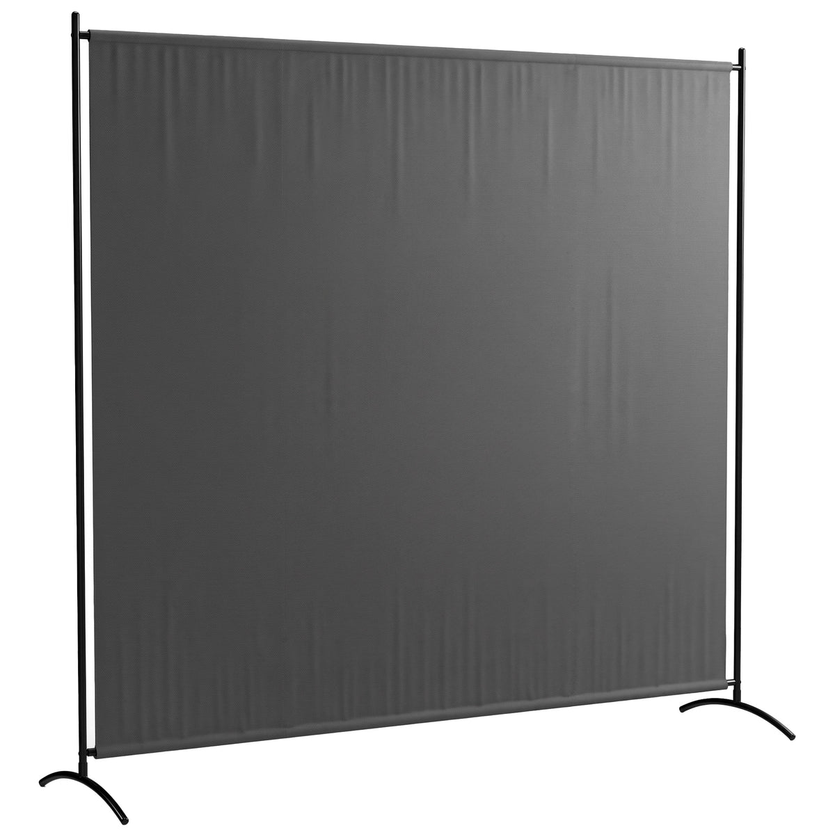 Paravent Extérieur à Panneau Unique, Séparateur de Pièce de 180H cm avec Protection UV30+, Gris Foncé