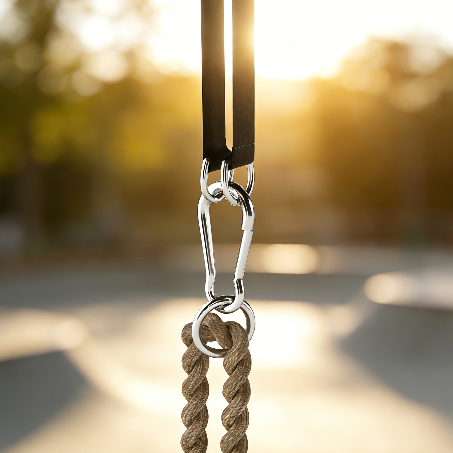Balançoire pour enfants, balançoire bébé extérieure, dossier haut, barre de sécurité, hauteur ajustable, rouge et jaune