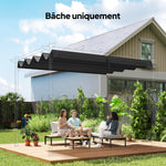 Toile de toit de rechange pour pergola toile de remplacement protection solaire Anti-UV 30+ pour pergola de 3 x 2 m
