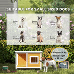 Niche pour chien extérieur maison chien intérieur en bois avec toit ouvrant et fenêtre 85,5L x 62l x 60H cm orange