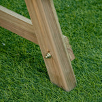 Jardinière sur Pieds carré Potager 3 étages 71L x 61l x 77H cm Inserts d'irrigation Feutre de Drainage Bois-7