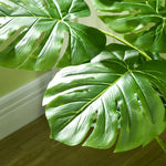 Plante artificielle arbre artificiel monstera deliciosa avec pot inclus hauteur 120 cm intérieure vert