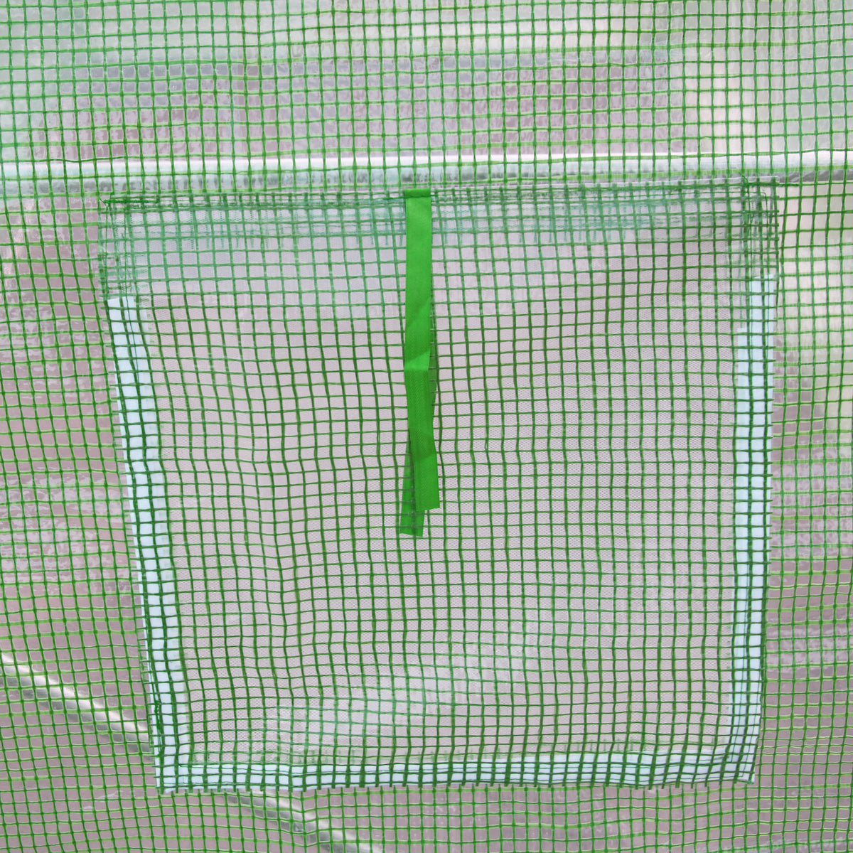 Serre de Jardin Tunnel serre d'hivernage Surface Sol 4,5 m² dim. 3L x 1,5l x 2H m châssis Tubulaire renforcé Porte zippée 2 fenêtres enroulables Vert
