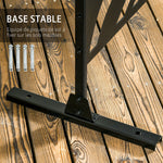 Panneau brise vue décoratif extérieur noir à motif végétal en métal - 122 x 45 x 198 cm