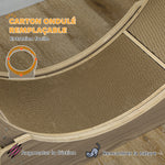 Roue d'exercice pour chat roue de course pour chat frein sécurisé et tapis de grattage amovible silencieux 91 cm marron