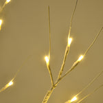 Arbre lumineux LED - décoration lumineuse blanc chaud - 72 LEDs - usage intérieur - 120 cm - décoration de noël chambre maison blanc