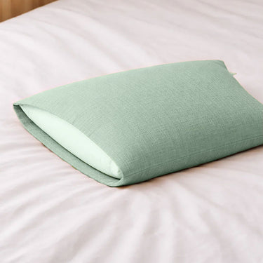 taie oreiller coton biologique vert 60 40 enfant