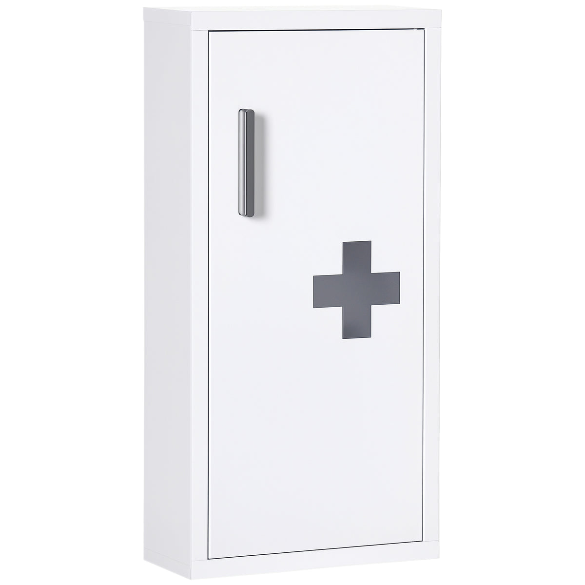 Armoire à pharmacie murale 2 étagères 3 niveaux avec porte aimantée métal 30 x 12 x 60 cm blanc