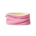 tour de cou en coton bio rose