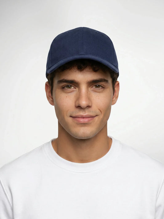 Navy Blue Cap – Organic Cotton, Made in France-0