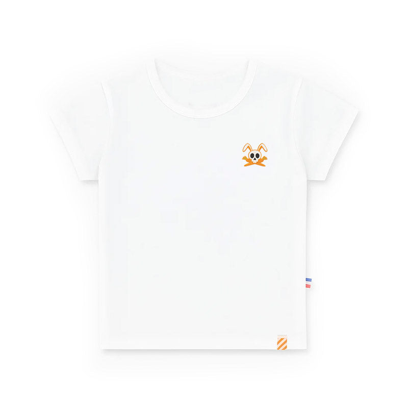 tshirt hotot blanc en coton bio papate