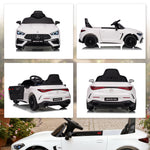 Voiture électrique enfants Mercedes AMG CLE 53 12V 2 moteurs télécommande parentale 2,4G 99 x 55 x 43 cm blanc