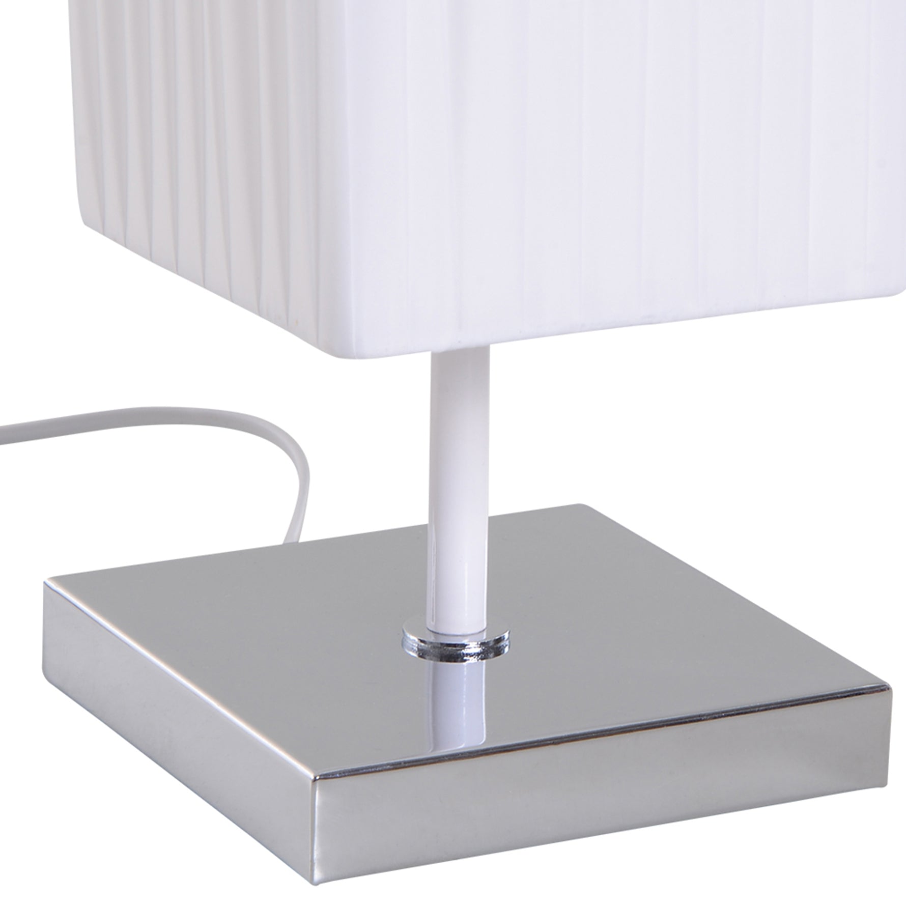 Lampadaire Lampe sur Pied de Salon Style Moderne Lampadaire sur Pied avec Interrupteur Acier Blanc