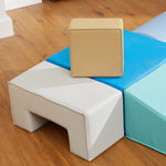 6 blocs de construction en mousse XXL - jeux éducatif - module motricité - certifiés normes EN71-1-2-3 - mousse PU 20D